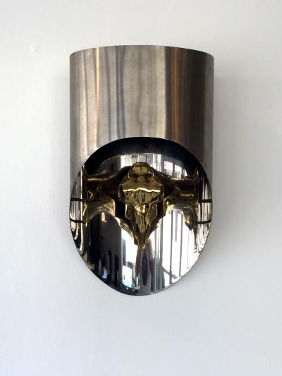 Maria Pergay A Pair of Totem Sconces by Maria Pergay