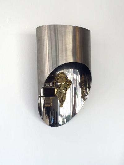 Maria Pergay A Pair of Totem Sconces by Maria Pergay