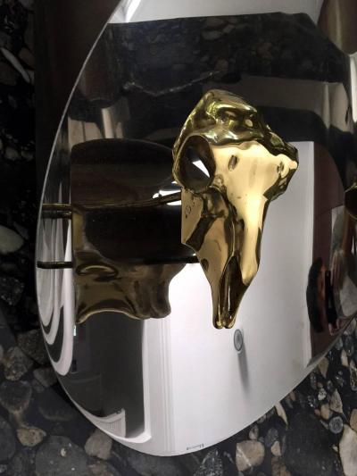 Maria Pergay A Pair of Totem Sconces by Maria Pergay