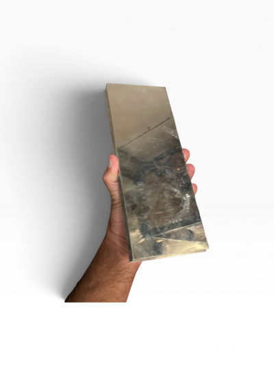 Maria Pergay Large silver plated enveloppe box by Maria Pergay