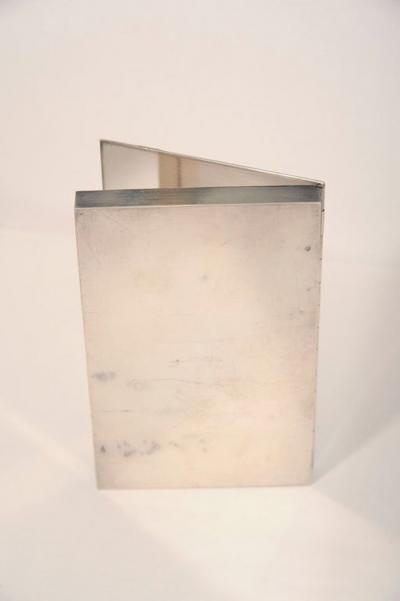 Maria Pergay Maria Pergay Small Silver Plated Box with Buckle Detail