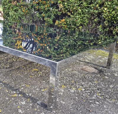 Maria Pergay Mary Pergay longest steel polished coffee table