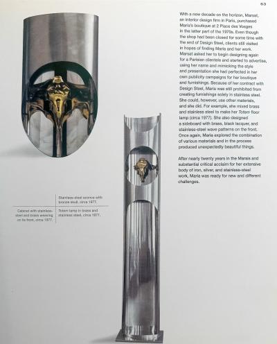 Maria Pergay Pair of Totem wall lights