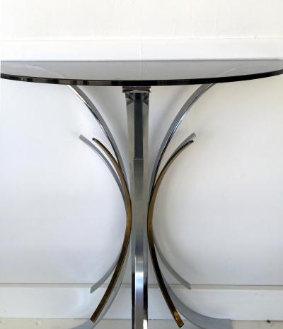 Maria Pergay Rare Gerbe Console Table by Maria Pergay