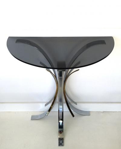 Maria Pergay Rare Gerbe Console Table by Maria Pergay