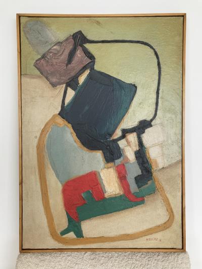 Maria Polo Oil on Canvas by Italian Brazilian Painter Maria Polo