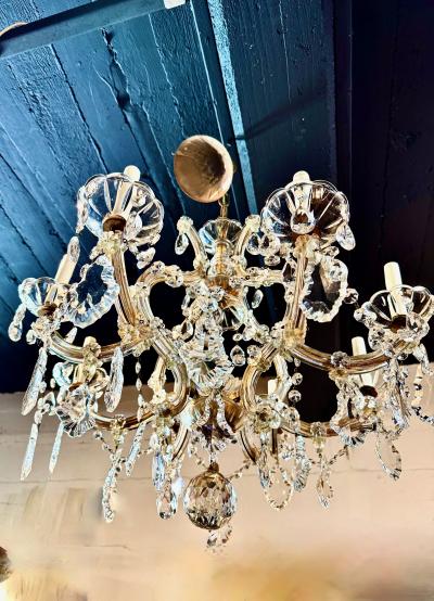 Maria Teresa Chandelier in Hand Blown Murano Glass 8 Light