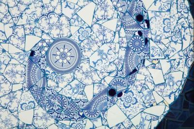 Mariana Lloyd Contemporary Spiral Mosaic 02 by Brazilian artist Mariana Lloyd