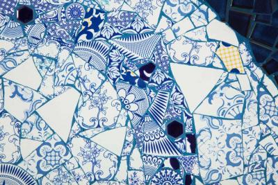 Mariana Lloyd Contemporary Spiral Mosaic 02 by Brazilian artist Mariana Lloyd