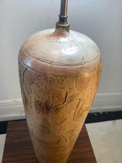 Marianna Von Allesch MID CENTURY MODERNIST STUDIO POTTERY LAMP