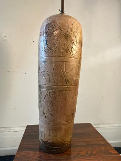 Marianna Von Allesch MID CENTURY MODERNIST STUDIO POTTERY LAMP