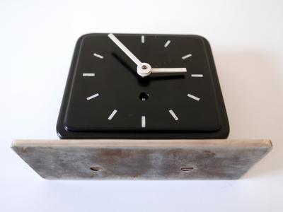 Marianne Brandt Bauhaus Table or Desk Clock by Marianne Brandt for Ruppelwerk Gotha Germany 1932