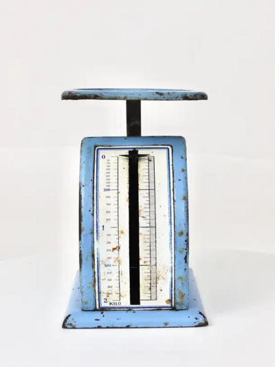 Marianne Brandt Decorative Blue Marianne Brandt Avantgarde Bauhaus Letter Scale 1930s Germany