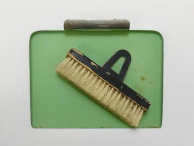 Marianne Brandt Marianne Brandt Avantgarde Bauhaus Mignon Table Brush Dustpan Set 1930s