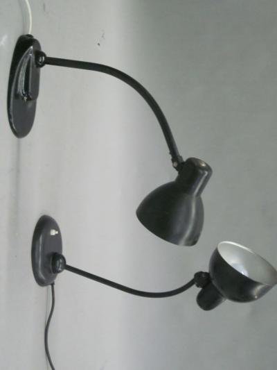 Marianne Brandt Two Bauhaus Desk Lamps by Marianne Brandt and Christian Dell