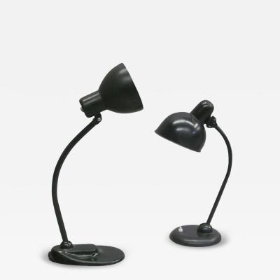Marianne Brandt Two Bauhaus Desk Lamps by Marianne Brandt and Christian Dell