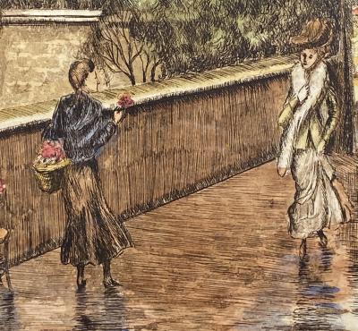 Marianne L Almasy Flower Seller Norte Dame 