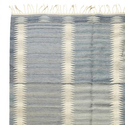 Marianne Richter Flat Weave Carpet in Blue Tones by Marianne Richter for M rta M s Fjetterstr m