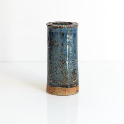 Marianne Westman 3 MARIANNE WESTMAN RORSTRAND STUDIO VASES IN BLUE GLAZE 