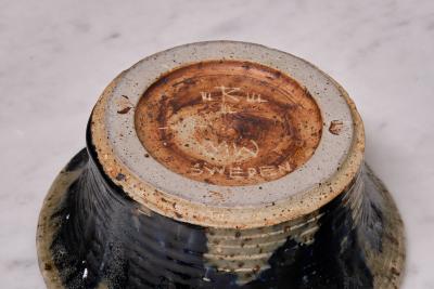 Marianne Westman Marianne Westman Hand Thrown Stoneware Bowl R rstrand Sweden 1964