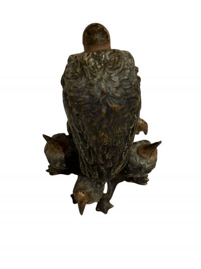 Maribou Stork Family Vienna Bronze