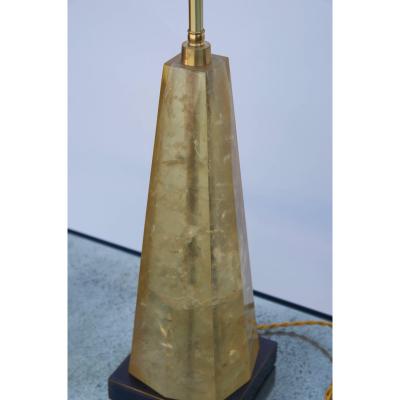 Marie Claude Fouquieres Chic Fractal Resin Lamp in the Style of Marie Claude de Fouquie res