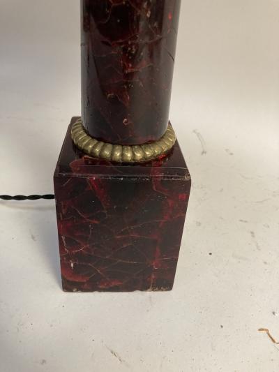 Marie Claude de Fouqui res Crushed ice resin lamp by Marie Claude De Fouqui res