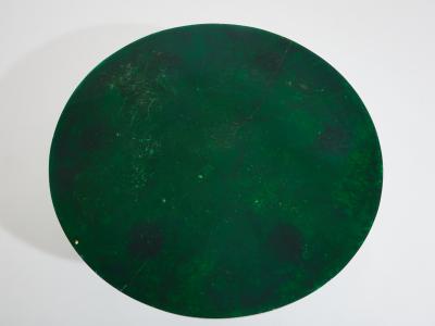 Marie Claude de Fouqui res Marie Claude De Fouqui res round fractal resin coffee table 1970