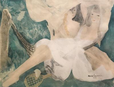 Marie Laurencin La femme au hamac Jacques Villon after Marie Laurencin Aquatint on Paper 1924