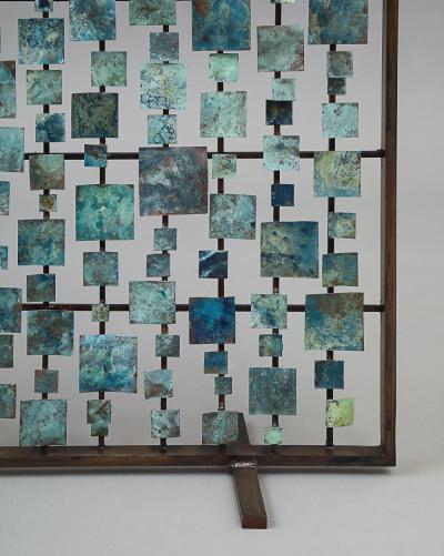 Marie Suri The Blue Aurora Fire Screen