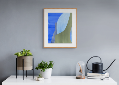 Marie de Lignerolles Jardin Sur Leau Abstract painting 2024