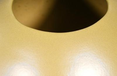 Marilyn Kay Austin Marilyn Kay Austin Olive Green Sphere Planter for Architectural Pottery