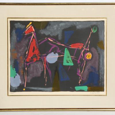 Marino Marini Marino Marini Untitled From Color to Form Series 1969
