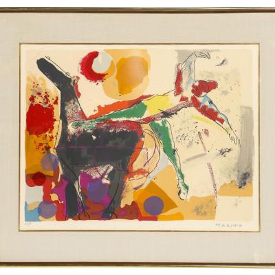 Marino Marini Marino Marini Untitled From Color to Form Series 1969