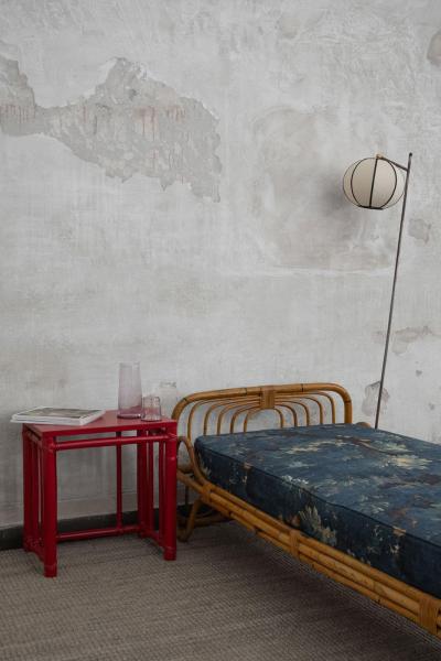 Marino Marini Murano Glass Bedside Carafe and Glass Set With Alexandrite Effect