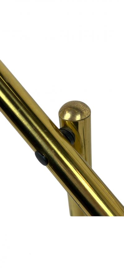 Mario Arnaboldi MODERNIST ITALIAN BRASS ADJUSTABLE LAMPS BY MARIO ARNABOLDI