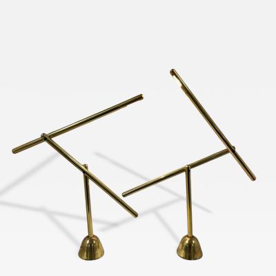 Mario Arnaboldi MODERNIST ITALIAN BRASS ADJUSTABLE LAMPS BY MARIO ARNABOLDI