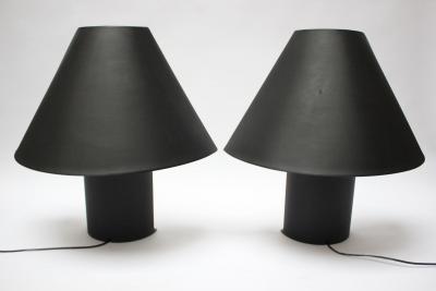 Mario Barbaglia Marco Colombo Pair of Italian Edipo Acrylic Table Lamps by Mario Barbaglia and Marco Colombo