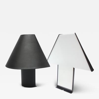 Mario Barbaglia Marco Colombo Pair of Italian Edipo Acrylic Table Lamps by Mario Barbaglia and Marco Colombo