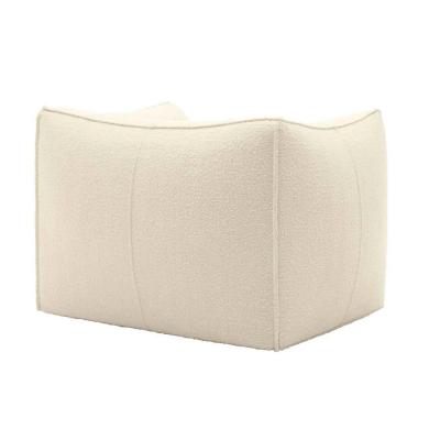 Mario Bellini Bambola Armchairs by Mario Bellini in White Boucl Iconic Italian Design
