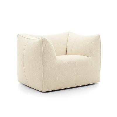 Mario Bellini Bambola Armchairs by Mario Bellini in White Boucl Iconic Italian Design