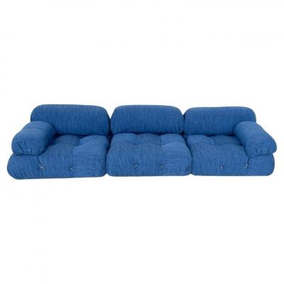 Mario Bellini Blue Camaleonda Sofa by Mario Bellini for B B Italia