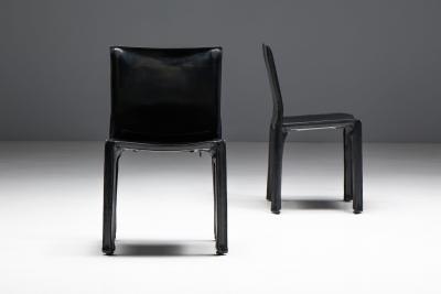 Mario Bellini CAB 412 Chairs by Mario Bellini for Cassina Italy 1970s