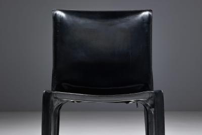 Mario Bellini CAB 412 Chairs by Mario Bellini for Cassina Italy 1970s