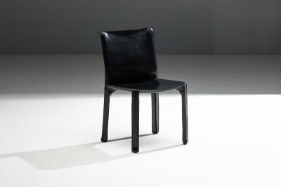 Mario Bellini CAB 412 Chairs by Mario Bellini for Cassina Italy 1970s