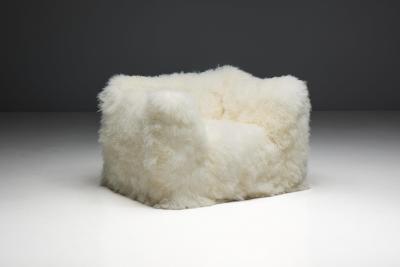 Mario Bellini Le Bambole Armchair Ottoman by Mario Bellini for B B Italia Italy 1970s