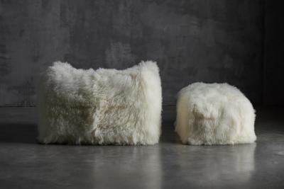 Mario Bellini Le Bambole Armchair Ottoman by Mario Bellini for B B Italia Italy 1970s