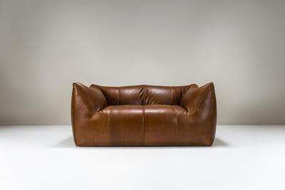 Mario Bellini Le Bambole Two seater Sofa in New Upholstered Leather by Mario Bellini