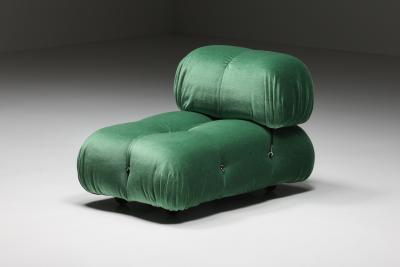 Mario Bellini Mario Bellini Camaleonda Velvet Green Upholstery 1970