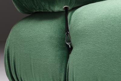 Mario Bellini Mario Bellini Camaleonda Velvet Green Upholstery 1970